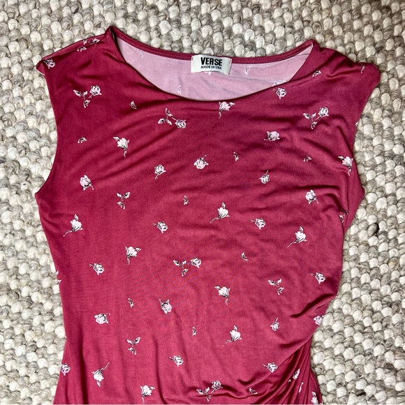 Verse Rouched Dress - Picture 4 of 6